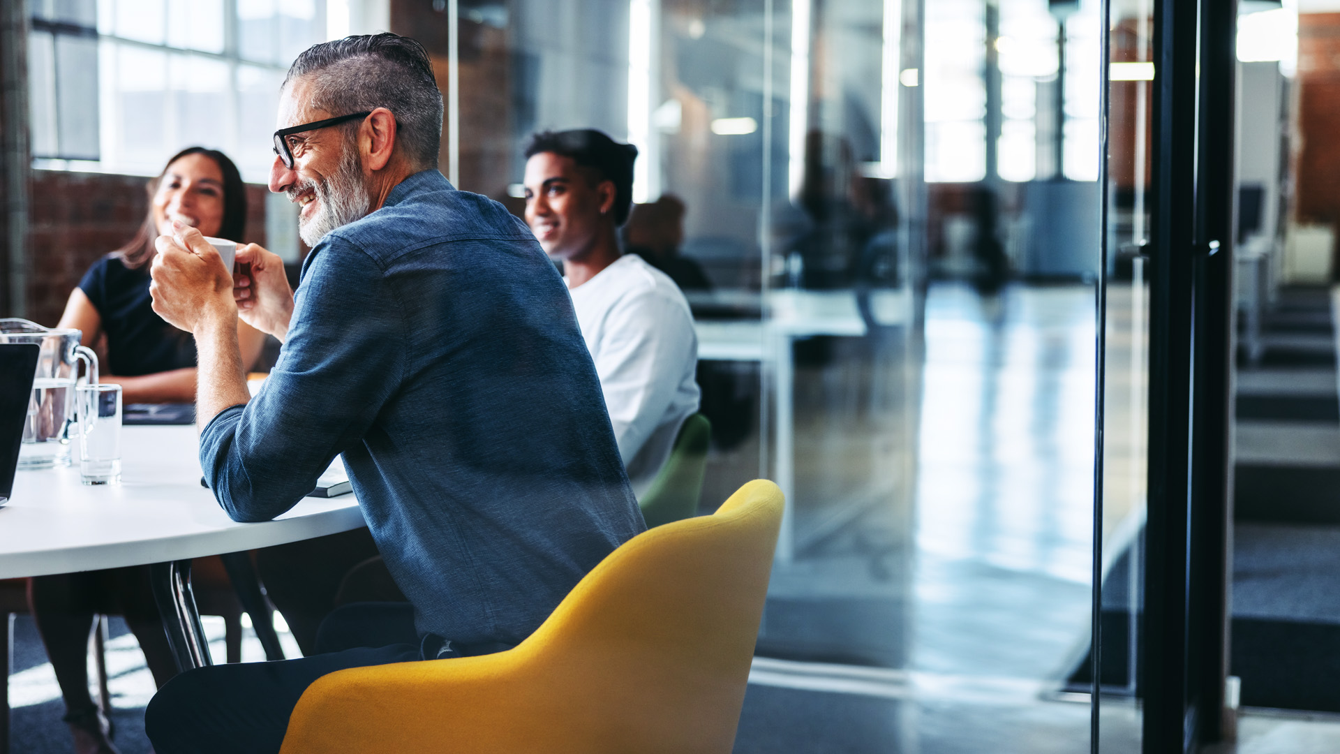 Team collaborating on innovation strategy